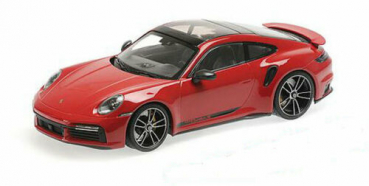 Minichamps 155069070 Porsche 911 992 Turbo S 2020 red 1:18 limitiert 1/302 Modellauto