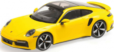 Minichamps 155069071 Porsche 911 992 Turbo S 2020 yellow 1:18 limitiert 1/302 Modellauto