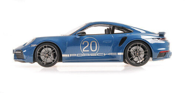 Minichamps 155069170 Porsche 911 992 Turbo S 2021 blau 1:18 limitiert 1/504 Modellauto