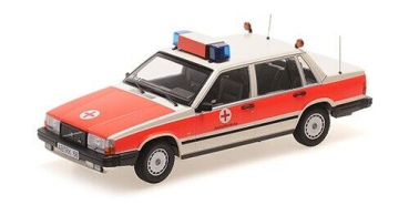 Minichamps VOLVO 740 GL 1986 DRK Aschaffenburg 1:18 modelcar