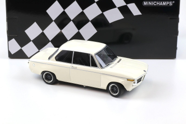 Minichamps 155702600 BMW 2002 Turbo E20 1970 white 1:18 modelcar