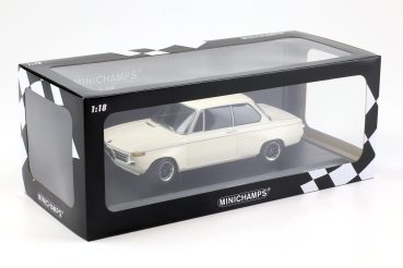 Minichamps 155702600 BMW 2002 Turbo E20 1970 white 1:18 modelcar