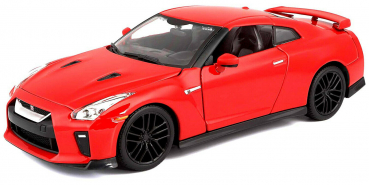 Bburago 15621082 Nissan GT-R R35 2017 rot 1:24 Modellauto