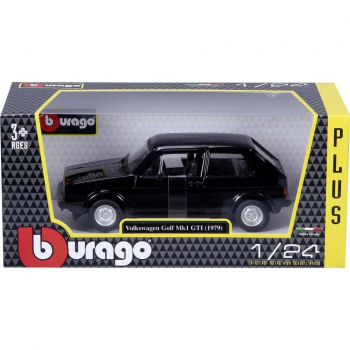 Bburago 15621089 VW Golf I GTI MK1 schwarz 1:24 Modellauto