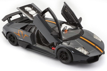 Bburago LAMBORGHINI MURCIELAGO LP670-4 SV China Ltd Ed. grau 1:24 Modellauto