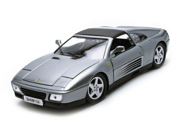 Bburago 16006 Ferrari 348 silber-grau metallic 1:18 Modellauto