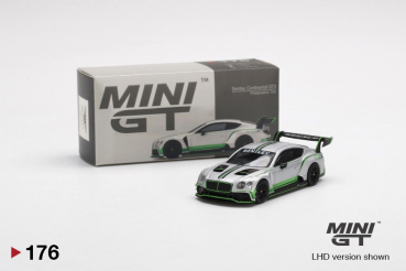 Mini GT Bentley Continental GT3 Präsentation 2018 LHD 1:64 limited MGT00176