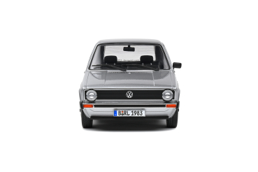 VW Golf 1 MK1 L 1983 silver 1:18 Solido 421186130 Modelcar