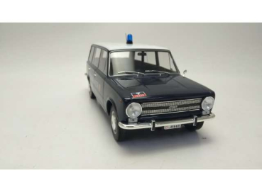 Triple9 1800222 Fiat 124 Familiare 1972 Carabinieri dark blue/white 1:18 Modellauto