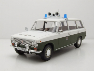 Triple9 1800230 Lada 2102 1970 olivgrün weiß Volkspolizei DDR Modellauto 1:18 Modellauto