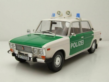 Triple9 1800245 Lada 2106 Polizei BRD 1981 weiss-grün 1:18 Modellauto