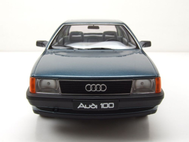 Triple9 1800350 Audi 100 2.3E C3 Typ 44 1989 lago blau-grün 1:18 Modellauto