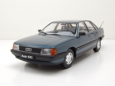 Triple9 1800350 Audi 100 2.3E C3 Typ 44 1989 lago blau-grün 1:18 Modellauto