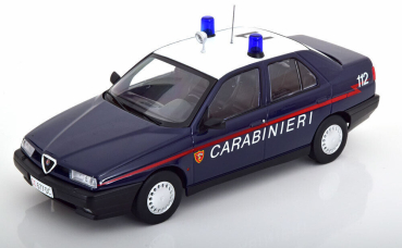 Triple9 1800385 Alfa Romeo 155 1996 Carabinieri 1:18 limitiert 1/1002 Modellauto