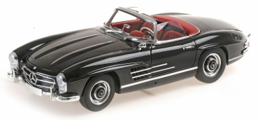 Minichamps MERCEDES-BENZ 300 SL ROADSTER (W198) 1957 BLACK 1:18 limitiert Modellauto