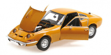 Minichamps 180049031 Opel GT 1900 ocker 1970 1:18 Modellauto