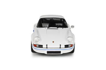 Porsche 911 RSR weiß / blaue Carrera Streifen 1973 1:18 Solido 421186587 Modellauto