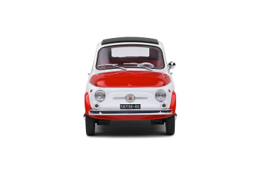 Fiat 500 Robe di Kappa 1965 red-white  1:18 - Modelcar Solido 421182690