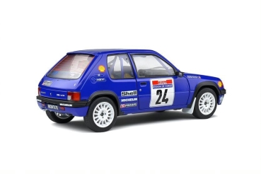 Solido 421181730 Peugeot 205 Rallye #24 blau 1:18 Modellauto