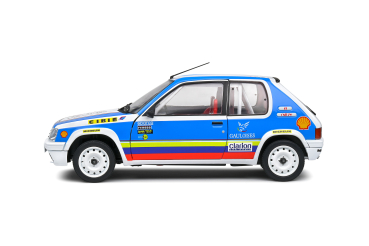 Preview: Peugeot 205 Rallye 1,9L - Schwab Collection white 1:18 Solido 421184420 Modelcar