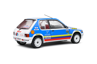 Preview: Peugeot 205 Rallye 1,9L - Schwab Collection white 1:18 Solido 421184420 Modelcar