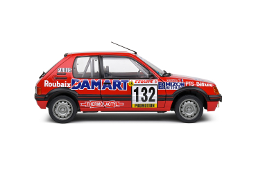Peugeot 205 GTI Rallye Monte Carlo 1986 #132 red 1:18 Solido 421186220 Modelcar