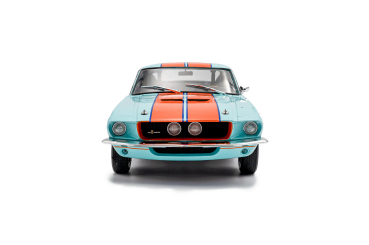 Shelby GT500 gulf racing tribute 1967 blau/orange 1:18 Modellauto Solido 421186535