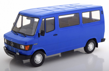 KK-Scale Mercedes 208 D Bus 1988 blau 1:18 limited 1/750 Modellauto
