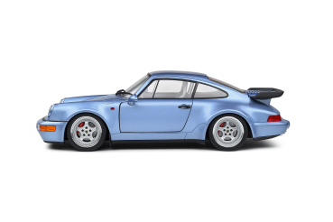 Porsche 911 964 Turbo horizontalisches blau 1990 1:18 Solido 421186335 Modellauto