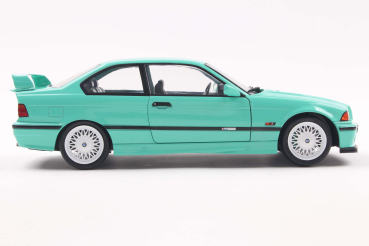 BMW E36 M3 Coupe mint green 1991 1:18 Modelcar Solido 421186519