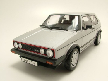 Welly VW Golf I GTI 1982 MKI silver 1:18 18039 - limitiert 1/1008 Modelcar