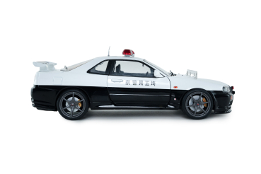 Nissan Skyline GT-R BNR34 Japan Polizei schwarz/weiß 1999 1:18 Solido 421186618 Modellauto