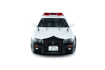 Nissan Skyline GT-R BNR34 Japan Polizei schwarz/weiß 1999 1:18 Solido 421186618 Modellauto