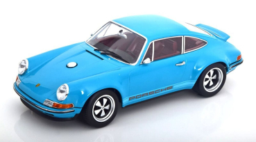 KK-Scale Porsche 911 Coupe Singer türkisblau 1:18 limitiert 1/1000 Modellauto 180445