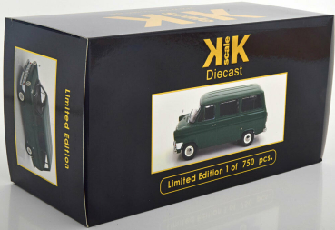 KK-Scale Ford Transit Bus MK1 1965 darkgreen 1:18 limitiert 1/750 Modellauto