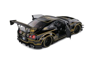 Nissan GT-R JPS Liberty Walk 2022 black 1:18 Modelcar Solido 421182650