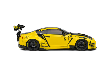 Nissan GT-R R35 Liberty Walk Body Kit 2.0 gelb 1:18 Modellauto Solido 421186334