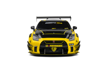 Nissan GT-R R35 Liberty Walk Body Kit 2.0 gelb 1:18 Modellauto Solido 421186334