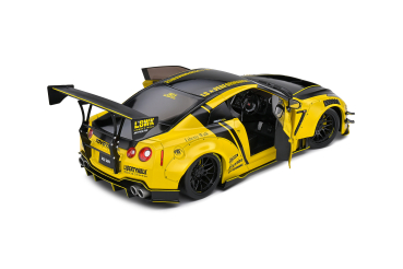 Nissan GT-R R35 Liberty Walk Body Kit 2.0 gelb 1:18 Modellauto Solido 421186334