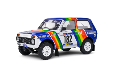 Solido 421186366 Lada Niva Paris-Dakar weiß #182 1:18 Modellauto