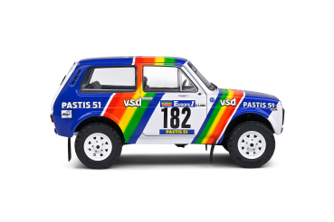 Solido 421186366 Lada Niva Paris-Dakar weiß #182 1:18 Modellauto
