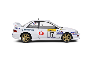 Subaru Impreza 22B weiß 1999 1:18 Modellauto Solido 421186392