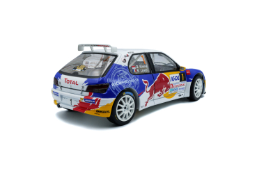 Preview: Peugeot 306 Maxi  RALLY DU VAR  2017 #1 red bull weiß 1:18 Modellauto Solido 421186458