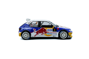 Peugeot 306 Maxi  RALLY DU VAR  2017 #1 red bull weiß 1:18 Modellauto Solido 421186458