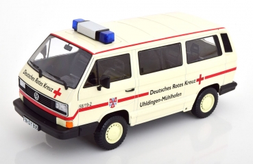 KK-Scale VW T3 Bus Syncro Deutsches Rotes Kreuz 1987 DRK 1:18 limitiert 180968 Modellauto