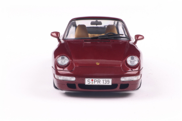 Porsche 911 (993) Turbo dark red 1997 1:18 Solido 421186343 Modelcar