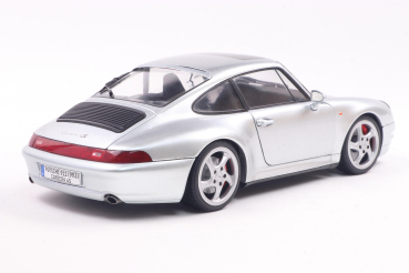 Porsche 911 (993) 4S 1996 polar silver 1:18 Solido 421186451 Modelcar