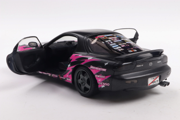 Mazda RX7 FD3RS works itasha club 1999 black1:18 Solido Modelcar 421186469