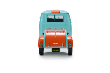 Preview: VW Volkswagen T1 Cool Combi Oil Tribute mit Anhänger Gulf 1:18 Solido Modellauto 421186608