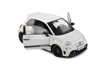 Fiat F595 Abarth Ghiaccio 2022 white 1:18 Modelcar Solido 421186368